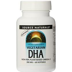 素食魚油 DHA 200 毫克 60 軟膠囊