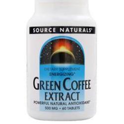 增加體能綠咖啡豆萃取 500 毫克 60 錠