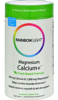 Magnesium Calcium Plus Food Based Formula - 180 Tablets