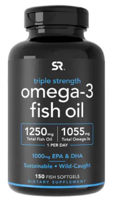 Triple Strength Omega-3 Fish Oil, 150 Fish Softgels