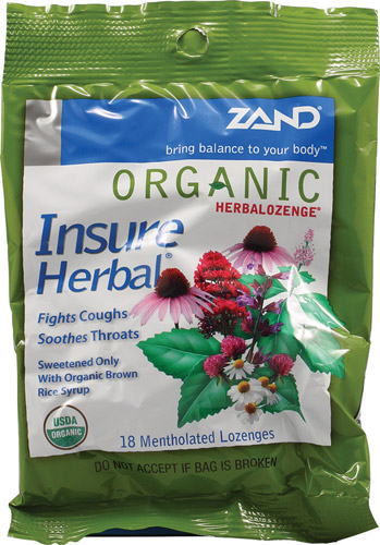 Organic Insure Herbal Lozenge 18 口含片