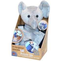 ENDANGERED SPECIES FOLLOW ME BACKPACK/SAFETY TAIL-ELEPHANT 1 SET