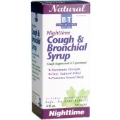 天然夜晚支氣管炎咳嗽糖漿 4 盎司