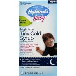 天然嬰兒晚上用感冒糖漿 4 盎司