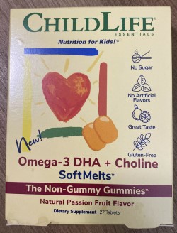 OMEGA-3 DHA + CHOLINE SOFTMELTS 27 TABLET
