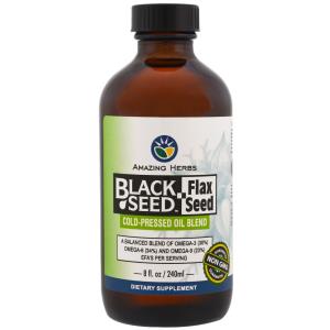 Black Seed with Flax Seed Oil Blend 8 oz
