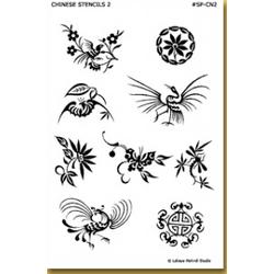 Stencil Pack-Chinese Series 2 1 unit