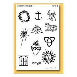 Stencil Pack-Christian Symbols 2 1 unit