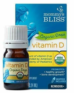 Vitamin D Organic Drops for Newborn+ 0.11 ounce