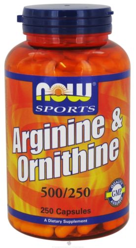 Arginine & Ornithine 500/250mg - 250 Caps