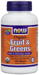 Organic Fruit & Greens 120 TABS