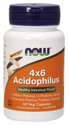 ACIDOPHILUS 4X6 - 120 CAPS
