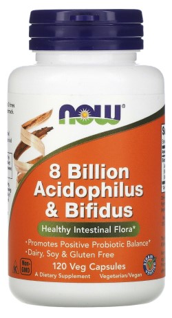 ACIDOPHILUS AND BIFIDUS 8 BILLION - 120 CAPS