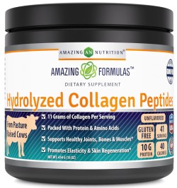 AMAZING FORMULAS HYDROLYZED COLLAGEN PEPTIDES UNFLAVORED 16 OUNCE