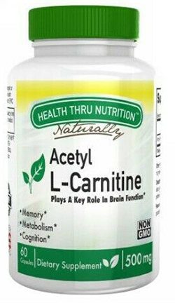 Acetyl L-Carnitine 500 mg 60 capvegi