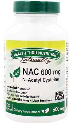 N-ACETYL CYSTEINE NAC 600 MG NON-GMO 120 CAPVEGI