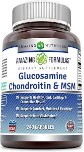AMAZING FORMULAS GLUCOSAMINE + CHONDROITIN + MSM 120 CAPSULE