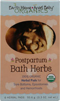 POSTPARTUM BATH HERBS 6 PAD
