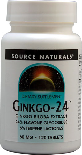 GINKGO-24 BILOBA EXTRACT 60 MG 120 TABS
