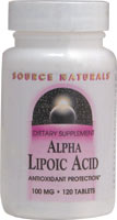 ALPHA-LIPOIC ACID 100 MG 120 TABS