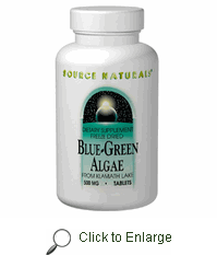 BLUE-GREEN ALGAE 500 MG 100 TABS