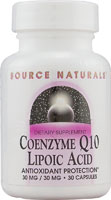 COENZYME Q10/LIPOIC ACID 30 MG/30 MG 30 CAPS