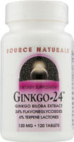 GINKGO-24 BILOBA EXTRACT 120 MG 120 TABS
