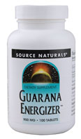 GUARANA ENERGIZER 900 MG 100 TABS