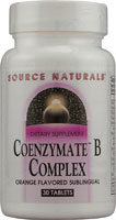 COENZYMATE B COMPLEX SUBLINGUAL ORANGE 30 TABS