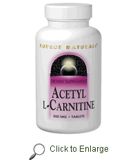 ACETYL L-CARNITINE 500 MG 120 TABS