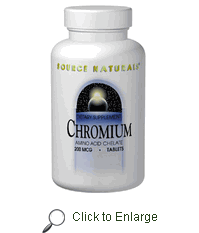 CHROMIUM CHELATE 200 MCG 250 TABS