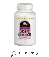 CHROMEMATE CHROMIUM GTF 200 MCG YEAST FREE 60 TABS