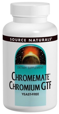 CHROMEMATE CHROMIUM GTF 200 MCG YEAST FREE 120 TABS