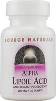 ALPHA-LIPOIC ACID 200 MG 30 TABS