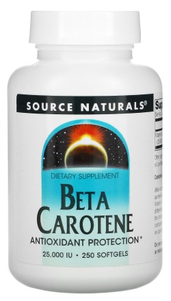 BETA CAROTENE 25,000 IU SOFTGELS 250 SG