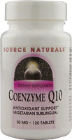 COENZYME Q10 SUBLINGUAL 30 MG PEPPERMINT 120 TABS