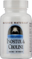 INOSITOL/CHOLINE 400 MG/400 MG 50 TABS