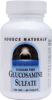 GLUCOSAMINE SULFATE 750 MG 60 TABS