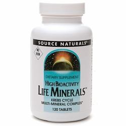 LIFE MINERALS NO IRON 120 TABS