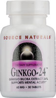 GINKGO-24 BILOBA EXTRACT 60 MG 30 TABS