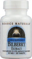BILBERRY EXTRACT 50 MG 30 TABS