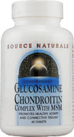 GLUCOSAMINE CHONDROITIN COMPLEX W/MSM 60 TABS