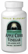 APPLE CIDER VINEGAR 500MG 90 TAB