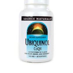 UBIQUINOL COQH COENZYME Q10 100MG 60 SOFTGEL