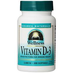 WELLNESS VITAMIN D-3 2000 IU 200 SOFTGEL
