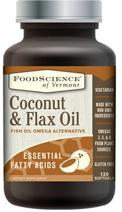 FLAX & COCONUT OIL 120 CAPSULE