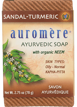 AYURVEDIC BAR SOAP SANDAL-TURMERIC 2.75 OUNCE