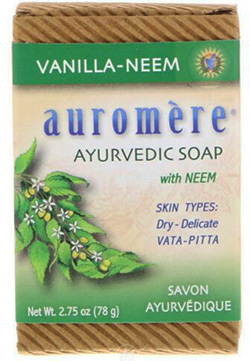 AYURVEDIC BAR SOAP VANILLA-NEEM 2.75 OUNCE