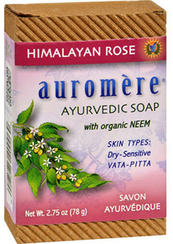 AYURVEDIC BAR SOAP HIMALAYAN ROSE 2.75 OUNCE