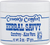 HERBAL SAVVY COMFREY ALOE VERA 2 OZ